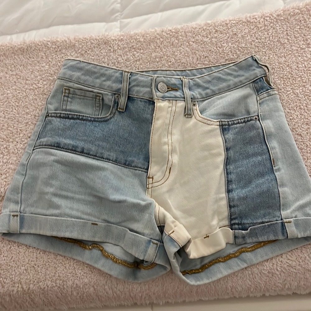 Pacsun Patchwork Shorts - image 1